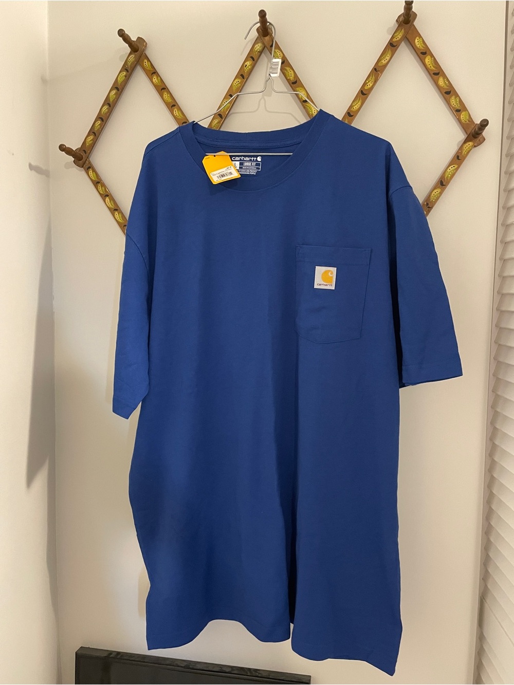Carhartt Short-Sleeve Pocket Tee in Royal Blue